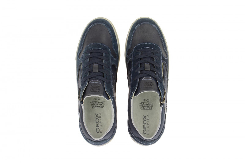 Geox Box Schuhe blau grau U82R3C