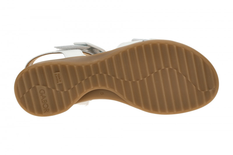 Gabor Sandale weiß Glattleder 82.802.50