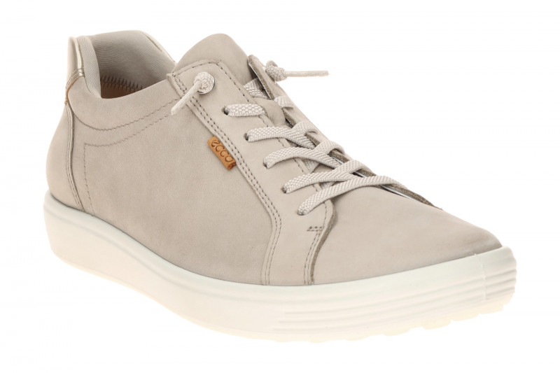 Ecco Soft 7 Schuhe Slipper grau Easy Slip Gummizug 490583