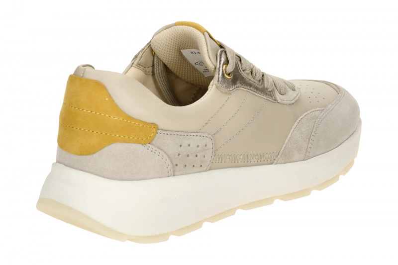 Gabor Schuhe Sneaker grau gelb 83.484.10