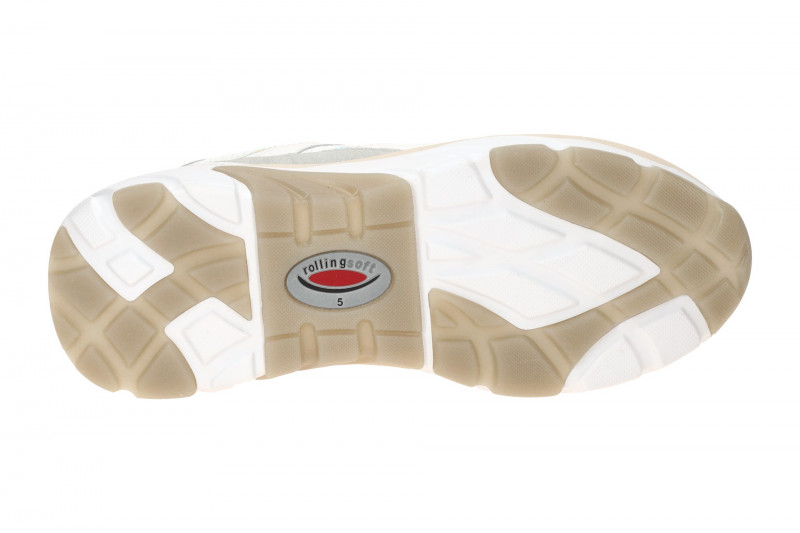 Gabor RollingSoft Schuhe weiß pink Sommer-Sneaker 66.936.51