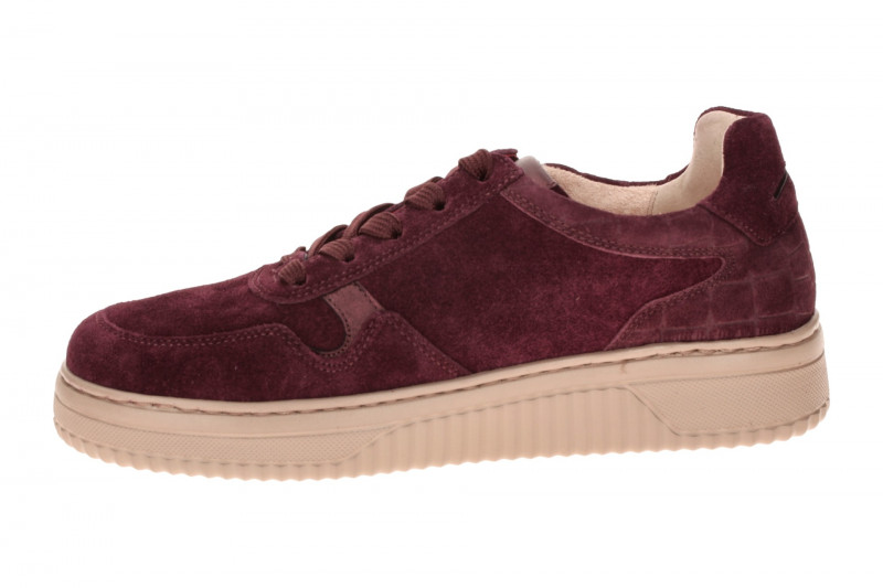 Gabor Comfort Sneakers rot berry Kroko K-Weite 6016.01