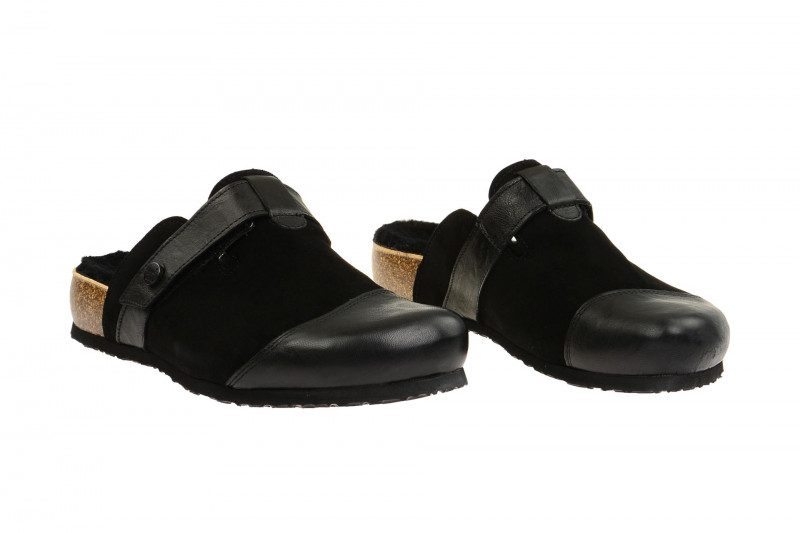 Think Julia Clogs schwarz Pantolette 7-87349-09