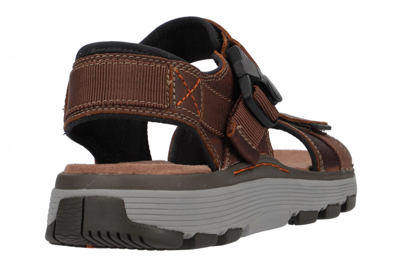 Clarks UnTrekPart Herren Sandale braun