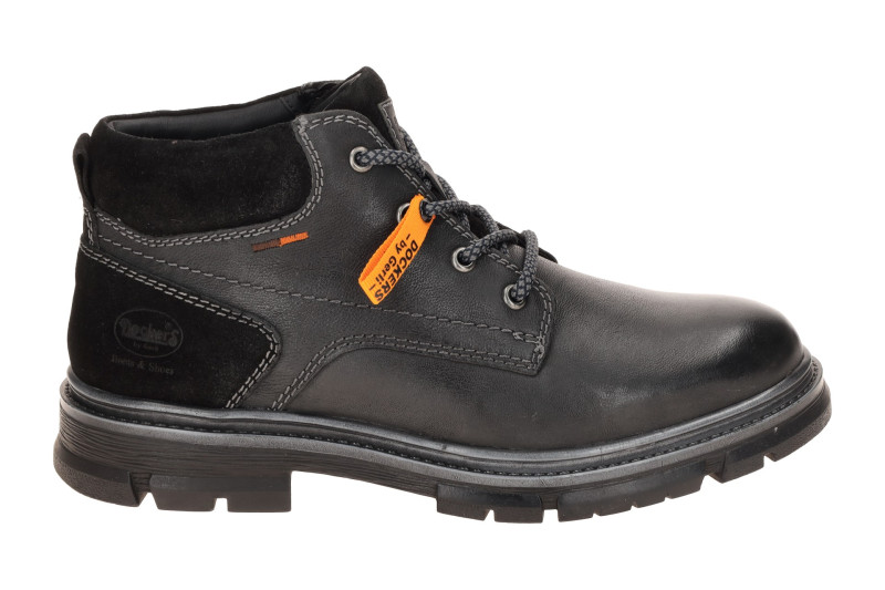 Dockers Schuhe Stiefelette schwarz Herren dünn gefüttert 59MH001
