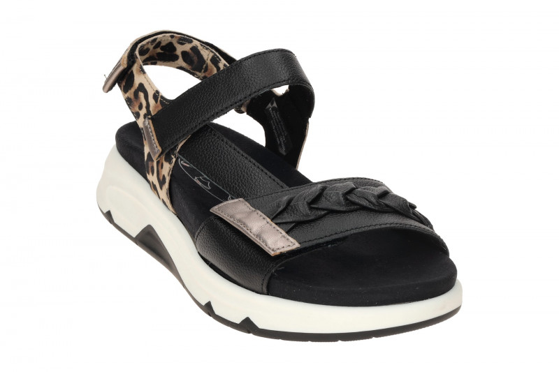 Gabor RollingSoft Sandale schwarz Luchs 66.883.67