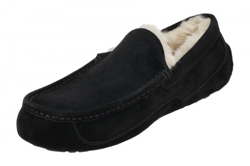 UGG Ascot Mokassin Schuhe schwarz 1101110