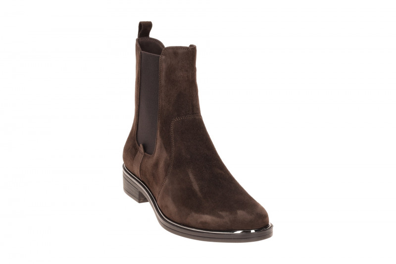 Caprice Stiefelette Ankle Boot brau Velour 25304