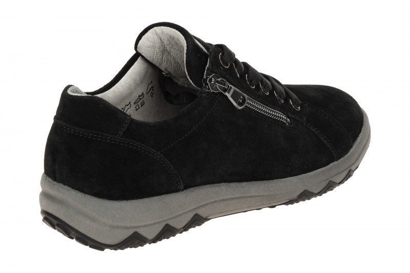 Waldläufer Teresa Schuhe schwarz H-Weite Velour 961001