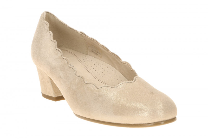 Gabor comfort Pumps beige sand Glitzer 3006