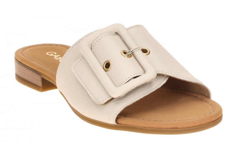 Gabor elegante Pantolette beige Glattleder 82.791.52