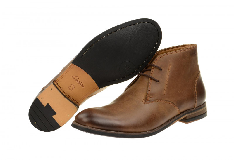 Clarks Exton Up Stiefelette braun