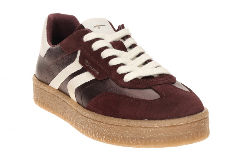 Tamaris Schuhe Sneaker rot metallic 23723