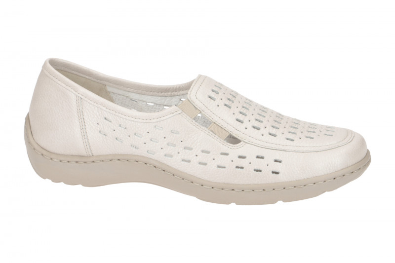 Waldläufer Henni Slipper Damen grau perl 496501