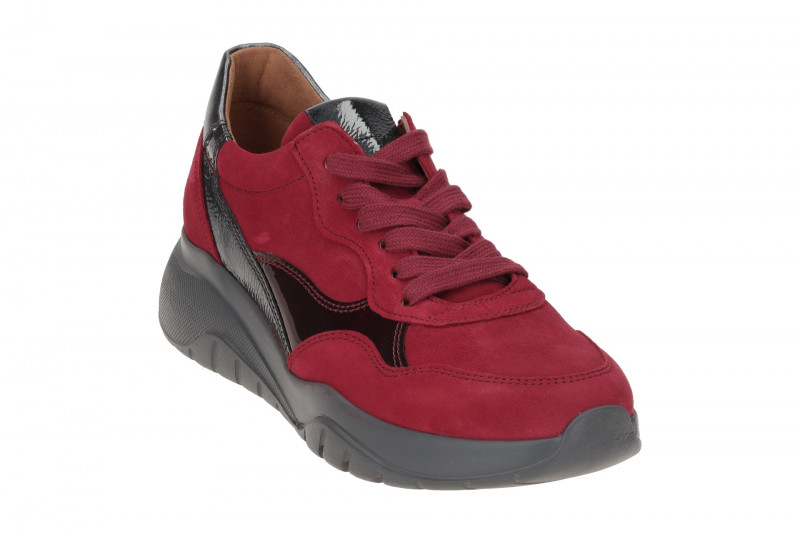 Gabor Fashion Schuhe Sneakers rot merlot 53.451.15