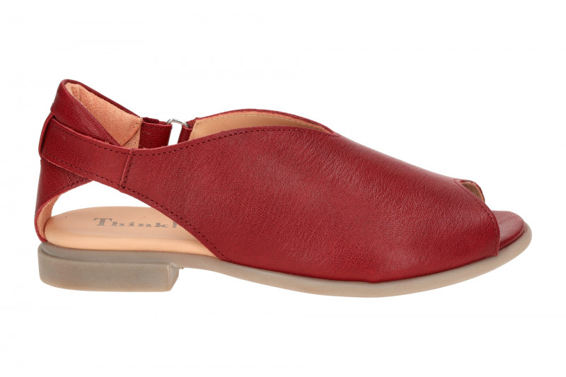 Think Kamaa Sandalette rot rosso Peeptoe 788