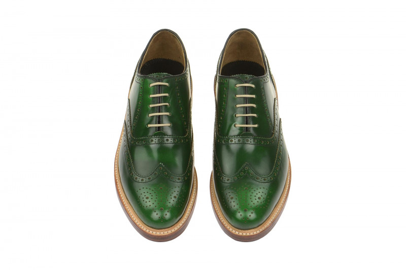 Gordon & Bros Levet Schuhe grün Rahmengenäht 2506-E