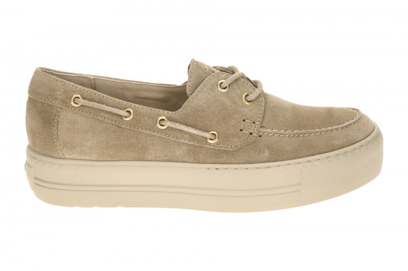 Paul Green Plateau Schuhe beige Boot Stil 1197