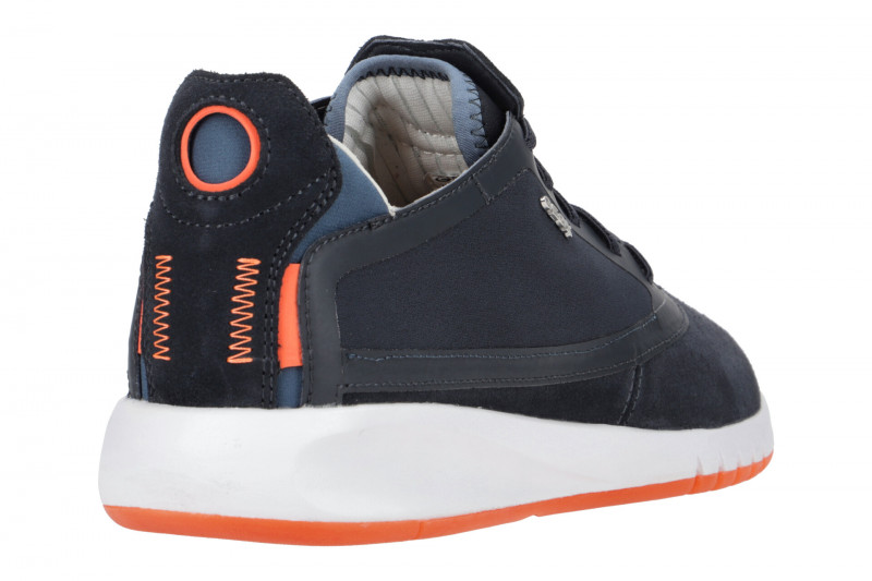 Geox Aerantis Sneaker Schuhe dunkelblau orange U027FA