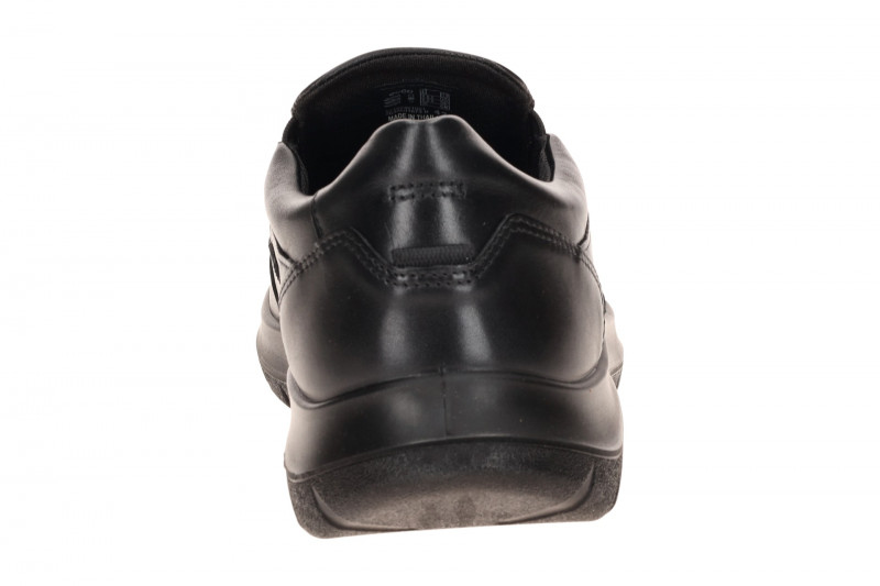 Ecco City Stride Slipper Schuhe schwarz Glattleder 571824