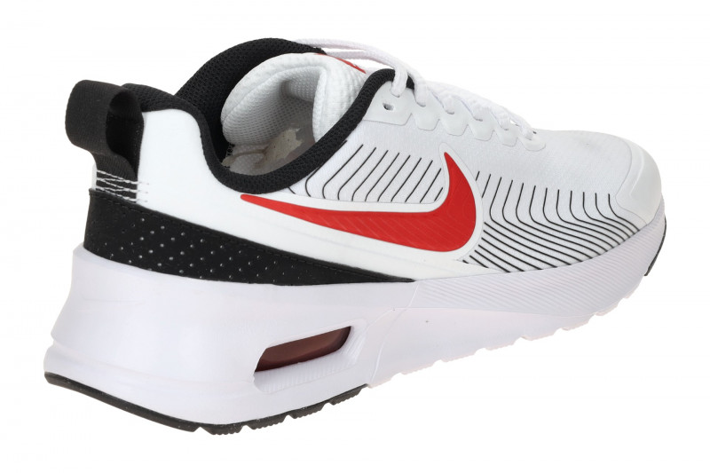 NIKE AIR MAX Nuaxis Schuhe weiß rot Herren Trainer