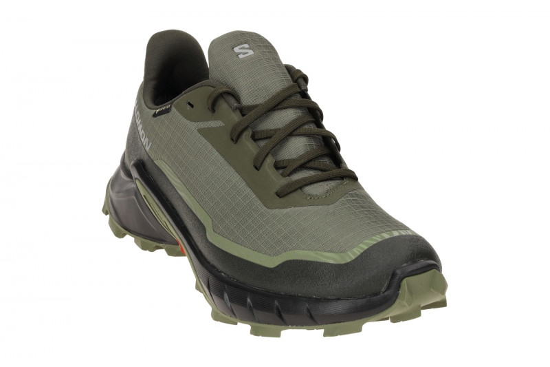 Salomon Alphacross 5 GTX Schuhe grün olive GORE-TEX 473103