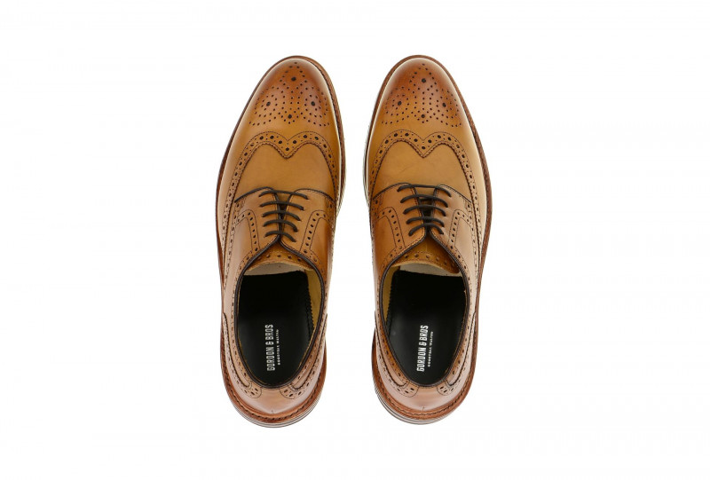 Gordon & Bros Levet Schuhe tan braun PU-Sohle 2318-Y