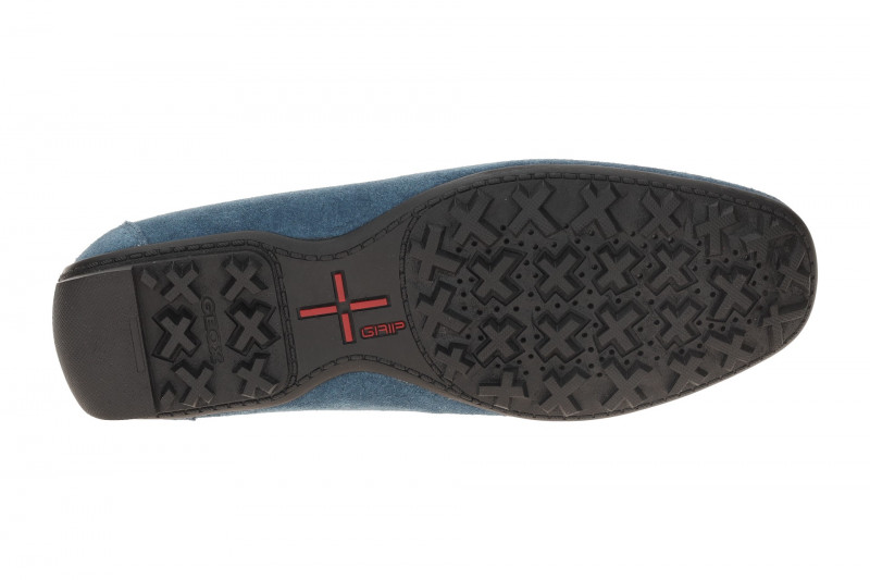 Geox Kosmopolis Mokassin Schuhe blau avio Grip-Sohle U35CFB