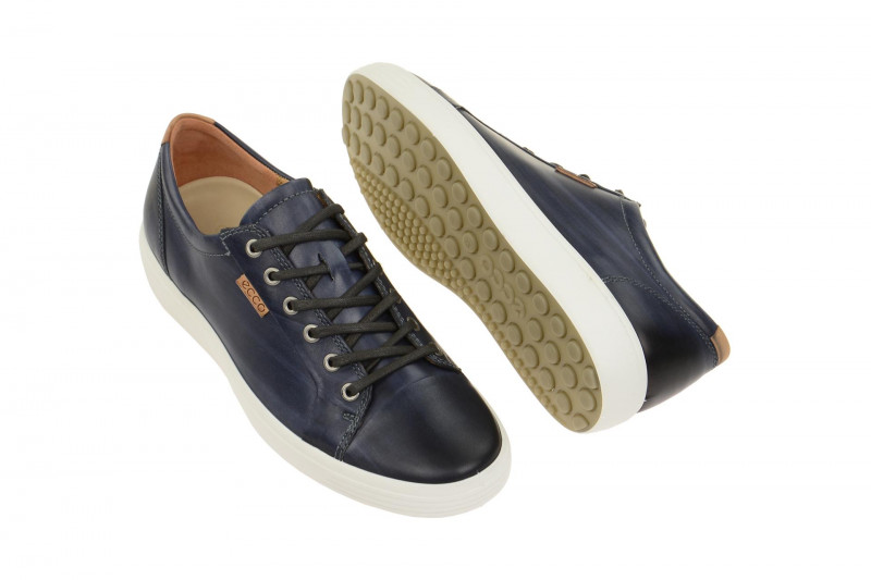 ecco Soft 7 Schuhe blau Limited Edition Sneaker
