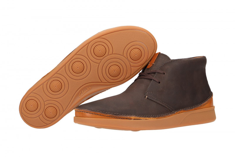 Clarks Oakland Rise Schuhe dunkel-braun