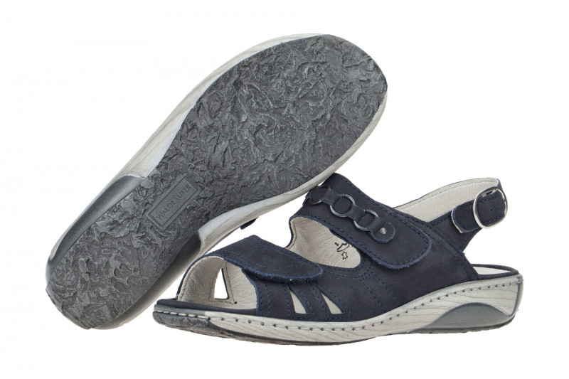 Waldläufer Garda Sandale blau 210004