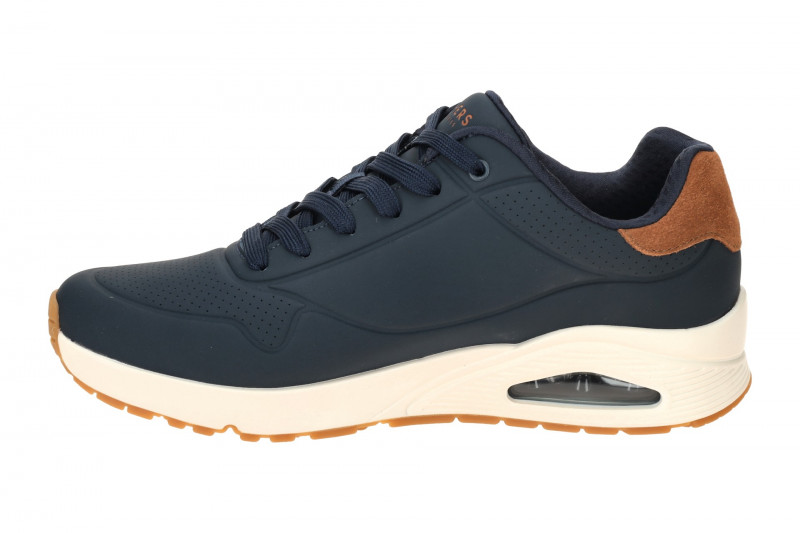 Skechers Uno Schuhe blau navy Herren Sneakers 183004