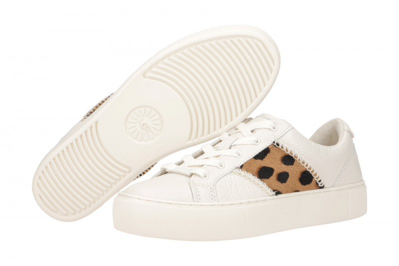 UGG Dinale Cheetah Print Schuhe Sneakers weiß 1131272