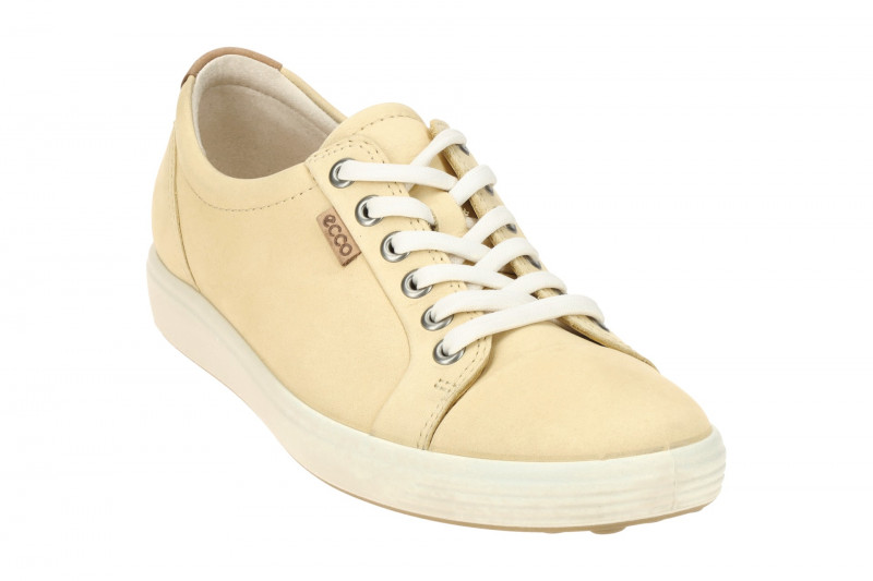 Ecco Soft 7 Schuhe gelb Damen Sneakers 430003