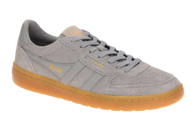 Gola Hawk Suede Schuhe Sneakers grau cement Damen CLB571