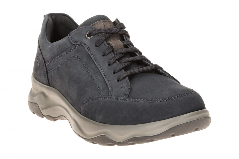 Waldläufer Max Schuhe blau marine Nubuck H-Weite