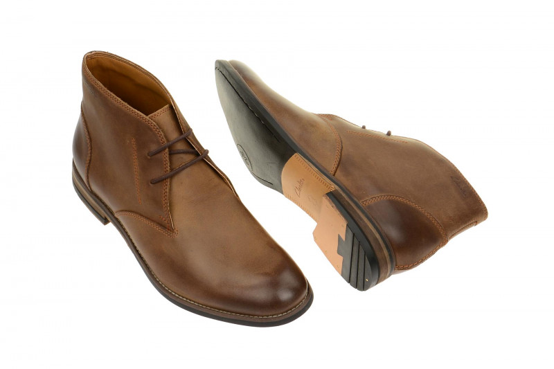 Clarks Exton Up Stiefelette braun