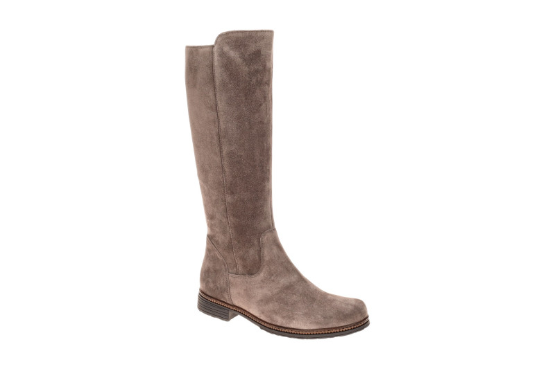 Gabor Schaft Stiefel grau Schaftweite M Velour 8023.04.004