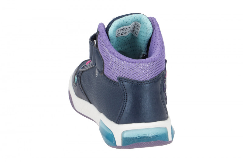 Geox Inek Einhorn Schuhe blau Blinker