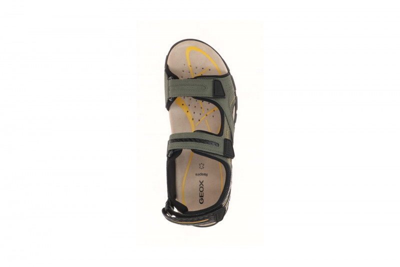 Geox Strada Herren Sandale grün musk U8224D
