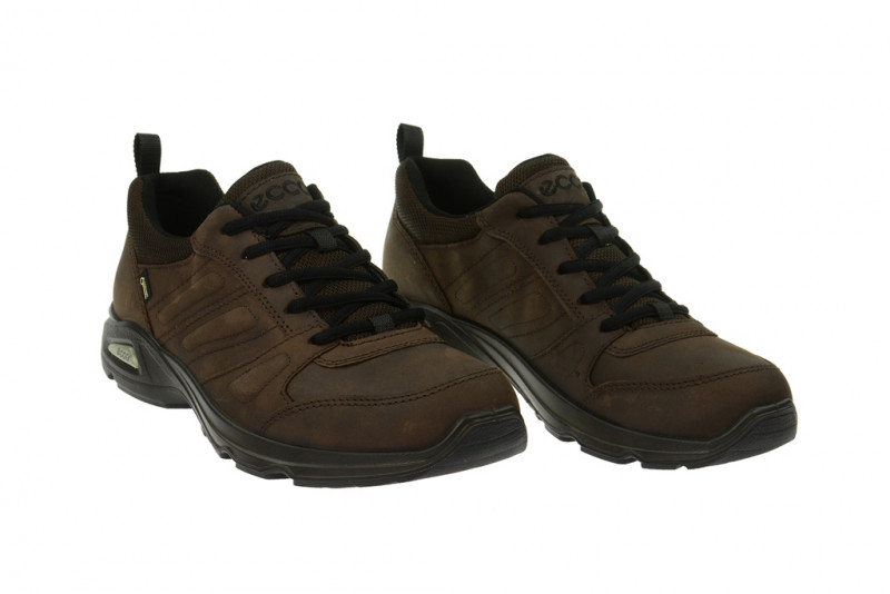 Ecco Light Herren Halbschuhe coffee braun - Gore-Tex