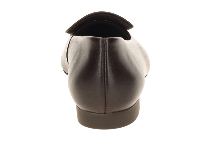 Paul Green Ballerinas braun mocca Leder-Kappe 3792