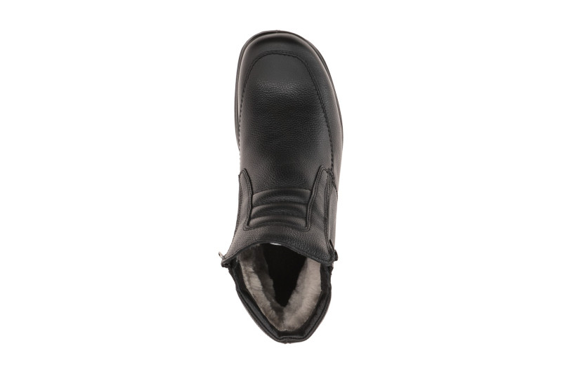 JOMOS Warmfutter Stiefelette schwarz H-Weite Lammfell 416501