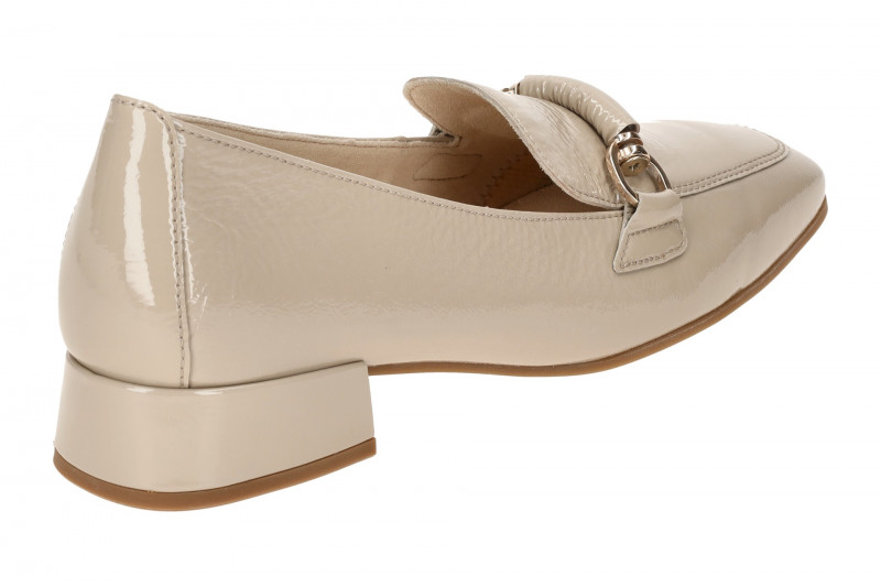 Gabor Schuhe Slipper beige desert Lack 45.260.92