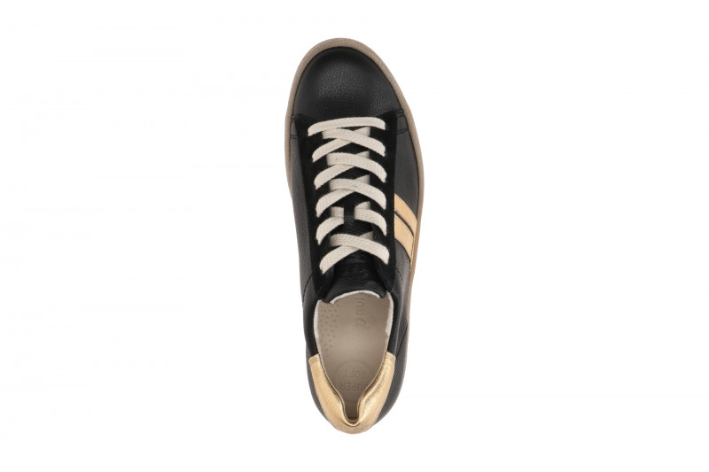 Paul Green Schuhe Snaeker schwarz gold 5464