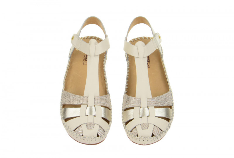 Pikolinos Vallarta Sandale weiß silber