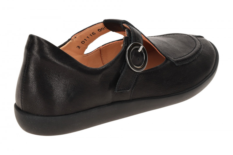 Think Nature Schuhe Slipper schwarz Klett 1116