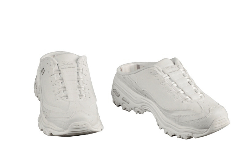 Skechers D´Lites Airy Pantoletten weiß 11449/WHT