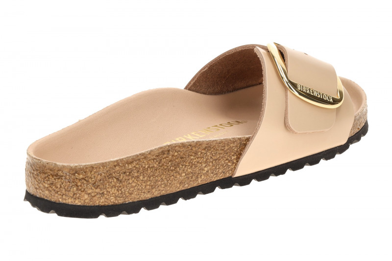 Birkenstock Madrid Big Buckle Pantolette rosa Lack SCHMAL 1031823