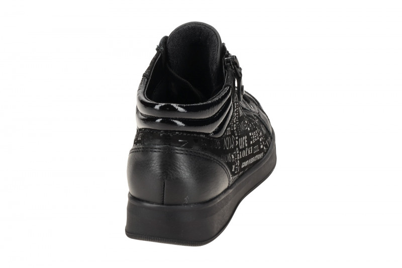 ARA Rom Schuhe Sneaker schwarz Glattleder 12-44499